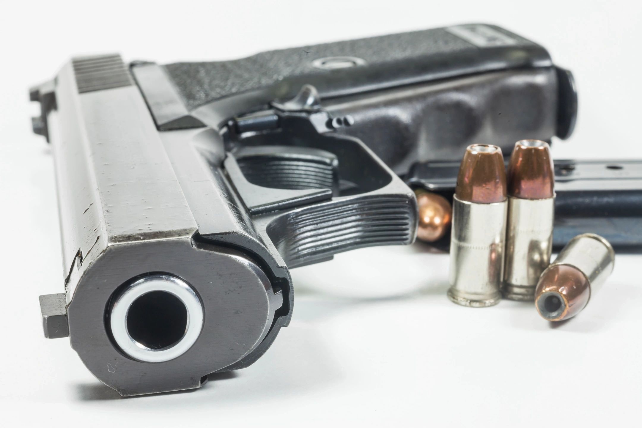 silver hand gun and bullets, violence risk assessment