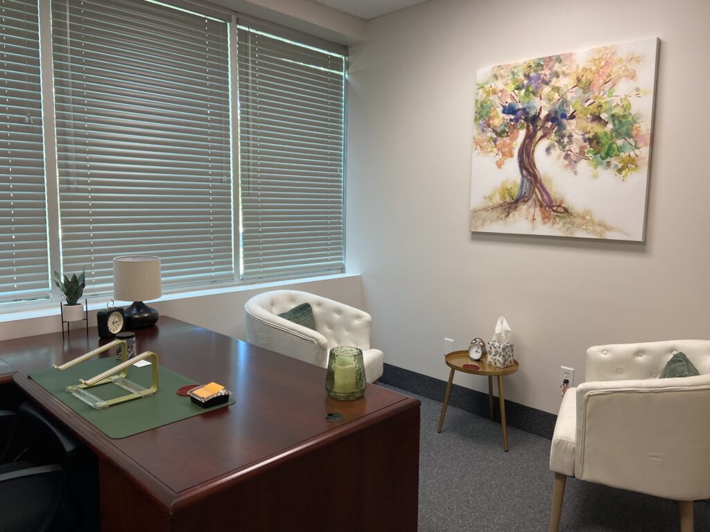 Inside clinicians office at new Hudson location.