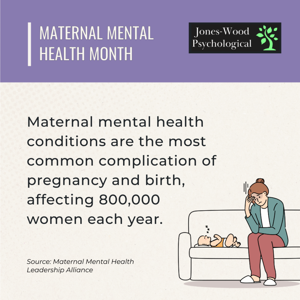 Maternal mental health (MMH) conditions are the most common complication of pregnancy and birth Maternal Mental Health Month